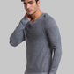 Men Regular Fit Green Sweater