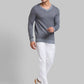 Men Regular Fit Green Sweater
