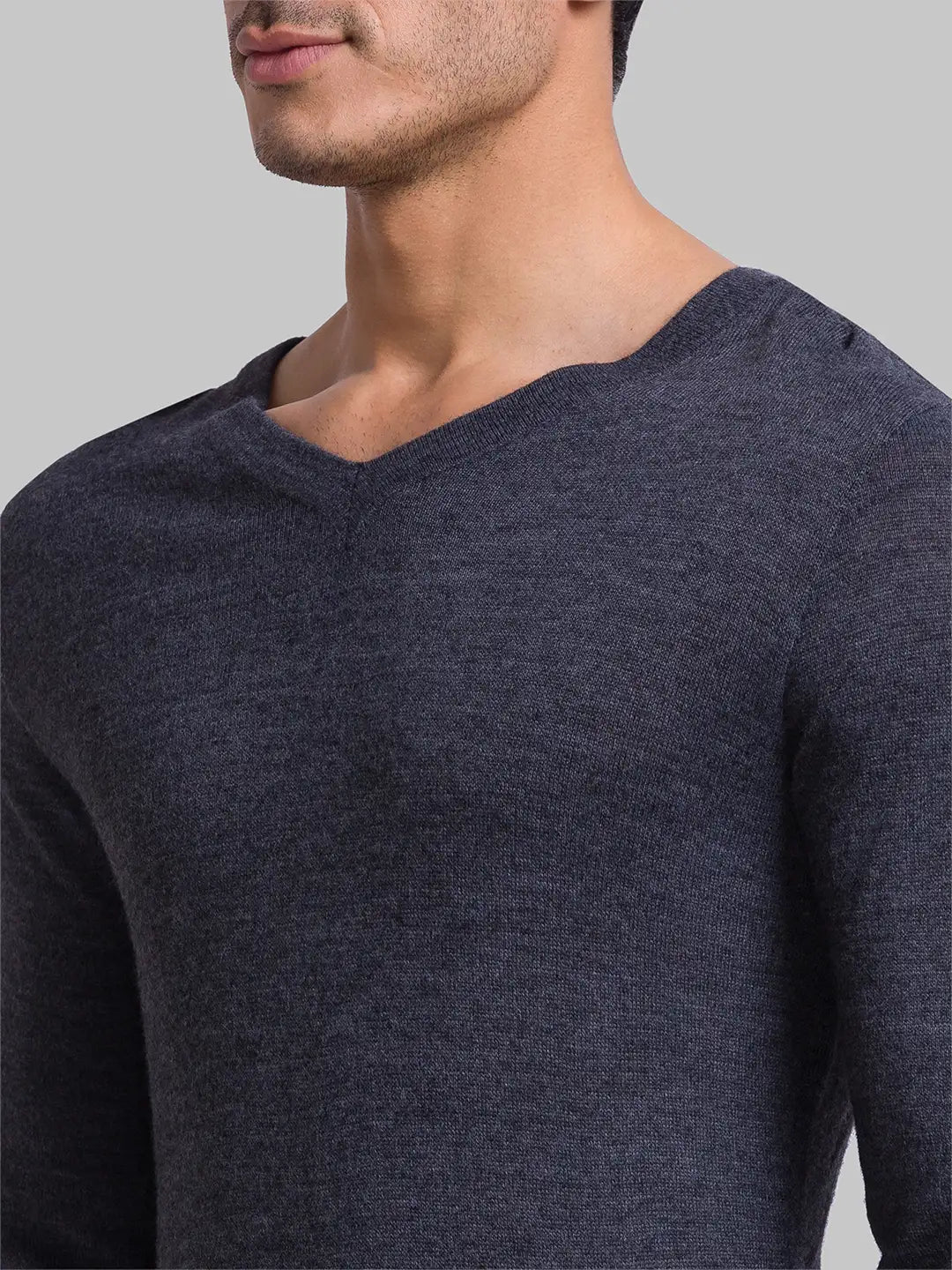 Men Regular Fit Red Sweater