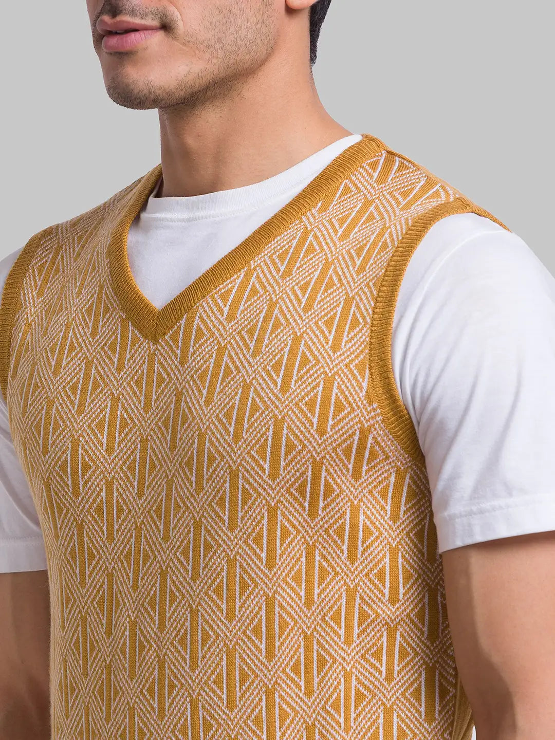 Park Avenue Men Red Slim Fit Solid Cotton Polyester Full Sleeves Crew Neck Sweatshirt