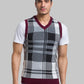 Men Regular Fit Grey Sweater