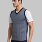 Men Regular Fit Grey Sweater
