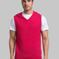 Men Regular Fit Light Blue Sweater