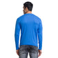 Men Regular Fit Blue Sweater