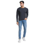 Men Regular Fit Green Sweater