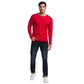 Men Regular Fit Yellow Sweater