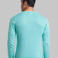 Men Regular Fit Blue Sweater