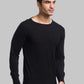 Men Regular Fit Black Sweater