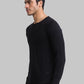 Men Regular Fit Black Sweater