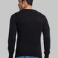 Men Regular Fit Black Sweater