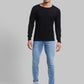 Men Regular Fit Black Sweater