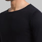 Men Regular Fit Black Sweater