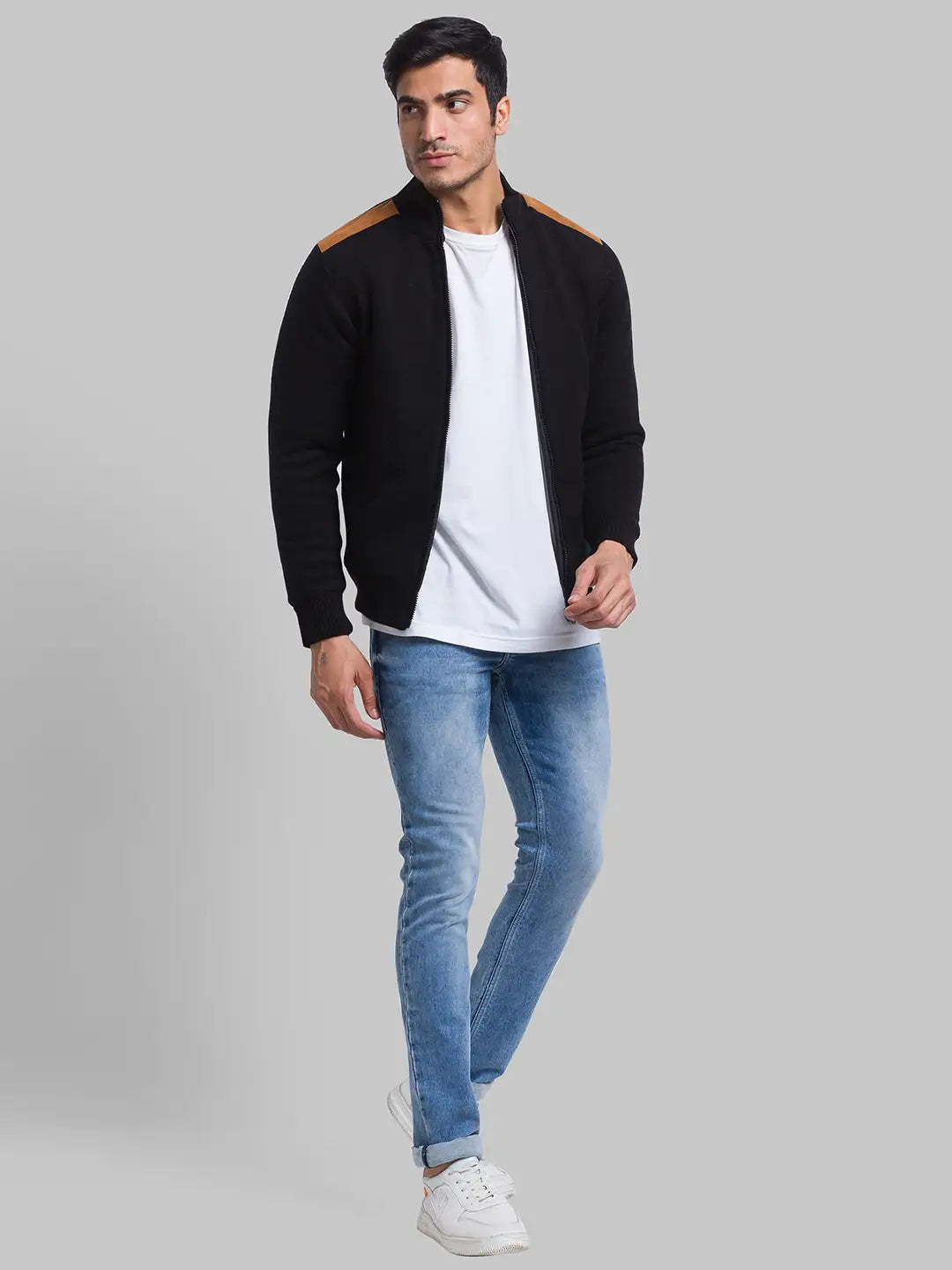 Men Regular Fit Maroon Sweater