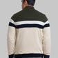 Men Regular Fit Blue Sweater