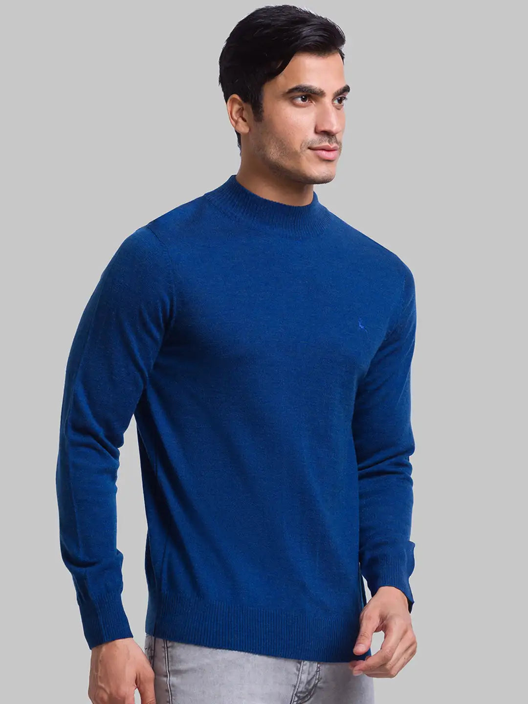 Men Regular Fit Light Fawn Sweater