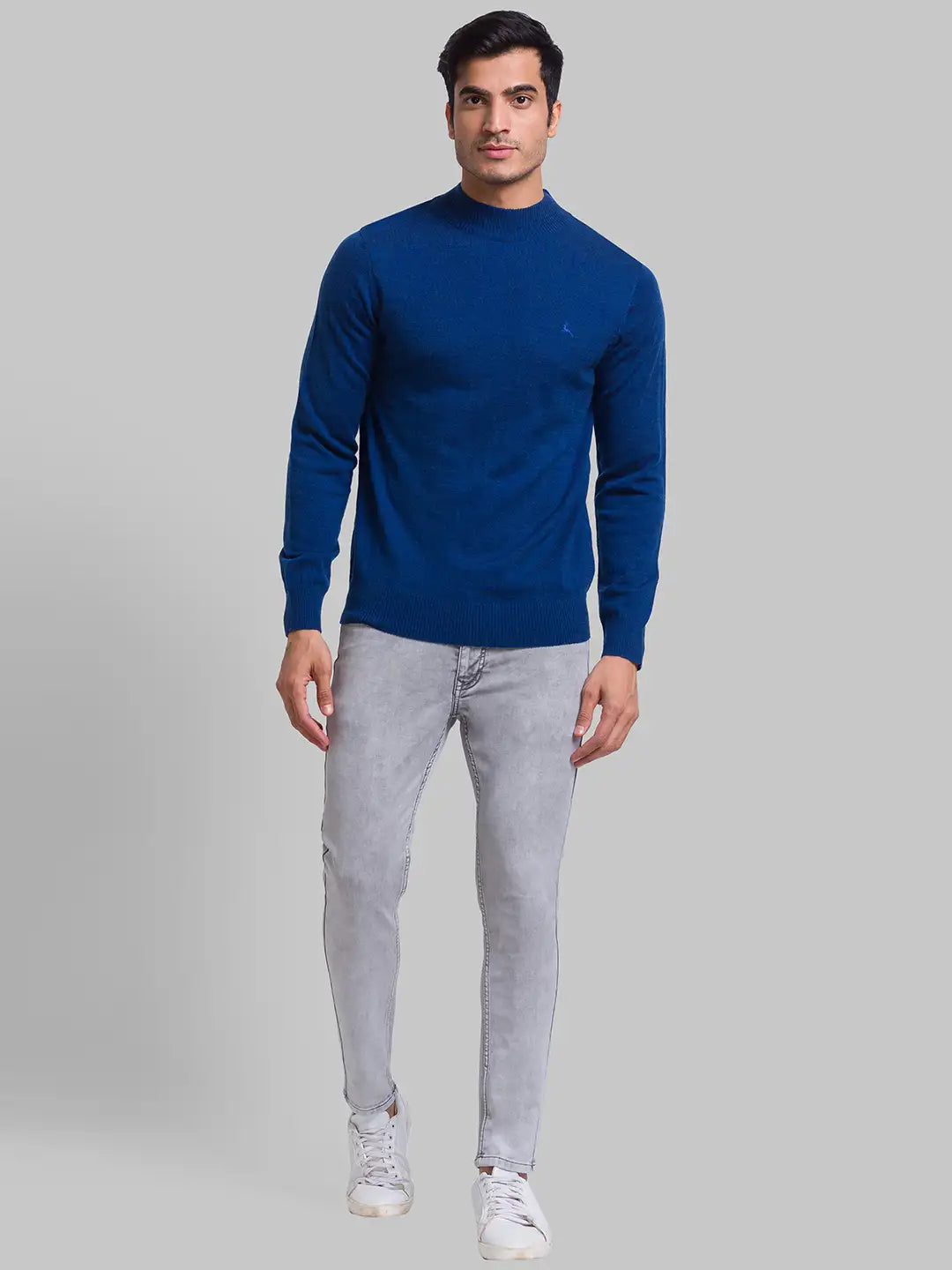 Men Regular Fit Light Fawn Sweater