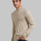 Men Regular Fit Black Sweater