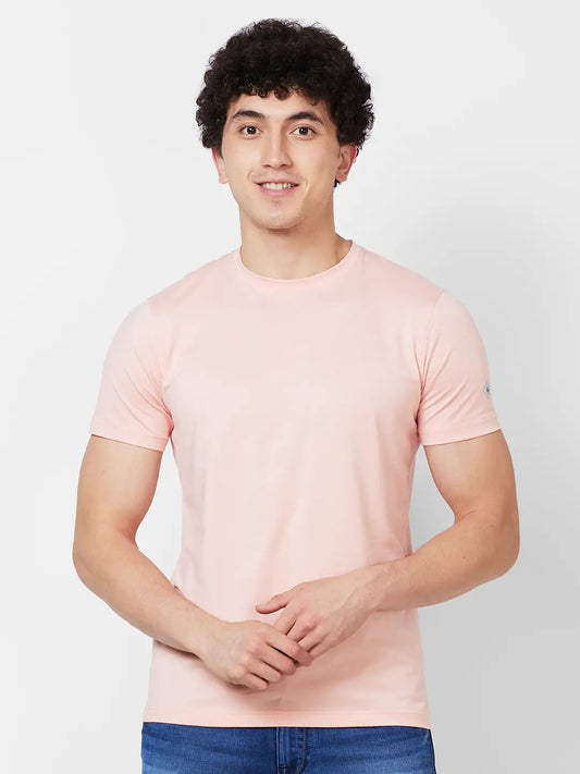 Parx Regular Fit Solid White T-Shirt