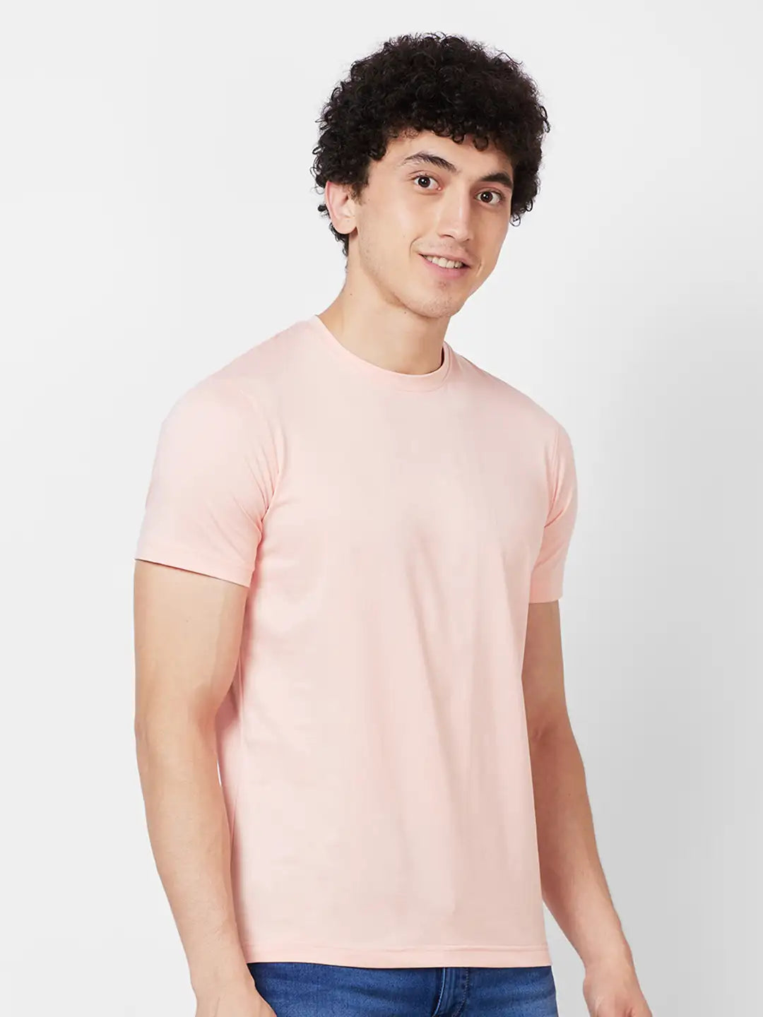 Parx Regular Fit Solid White T-Shirt