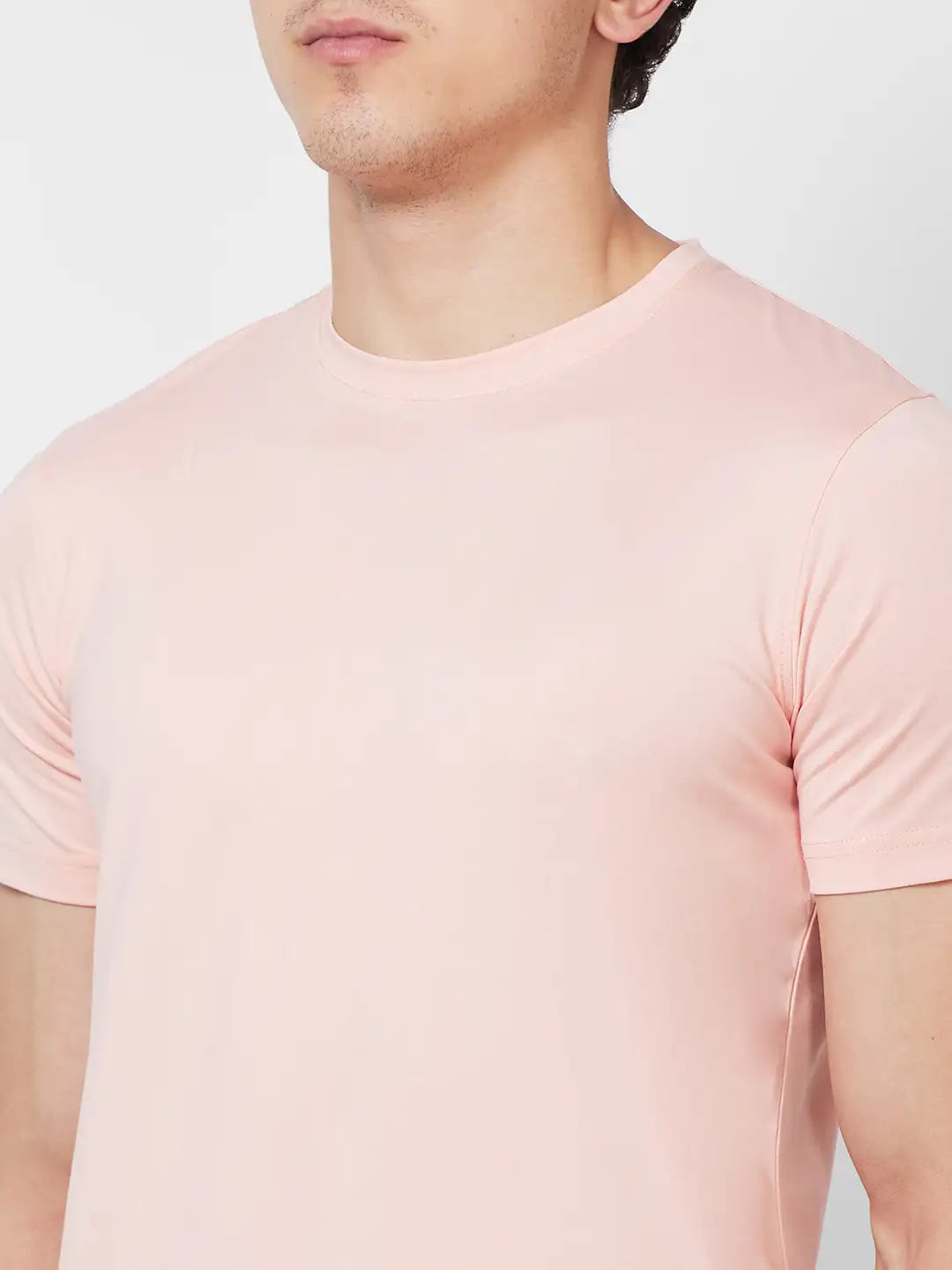 Parx Regular Fit Solid White T-Shirt