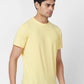 Parx Regular Fit Cut & Sew Medium Green T-Shirt