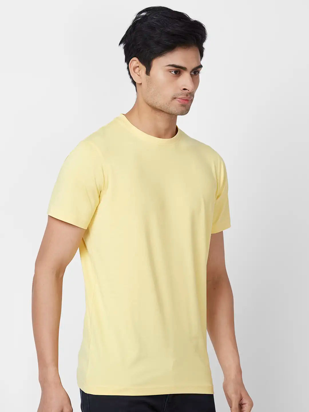Parx Regular Fit Cut & Sew Medium Green T-Shirt
