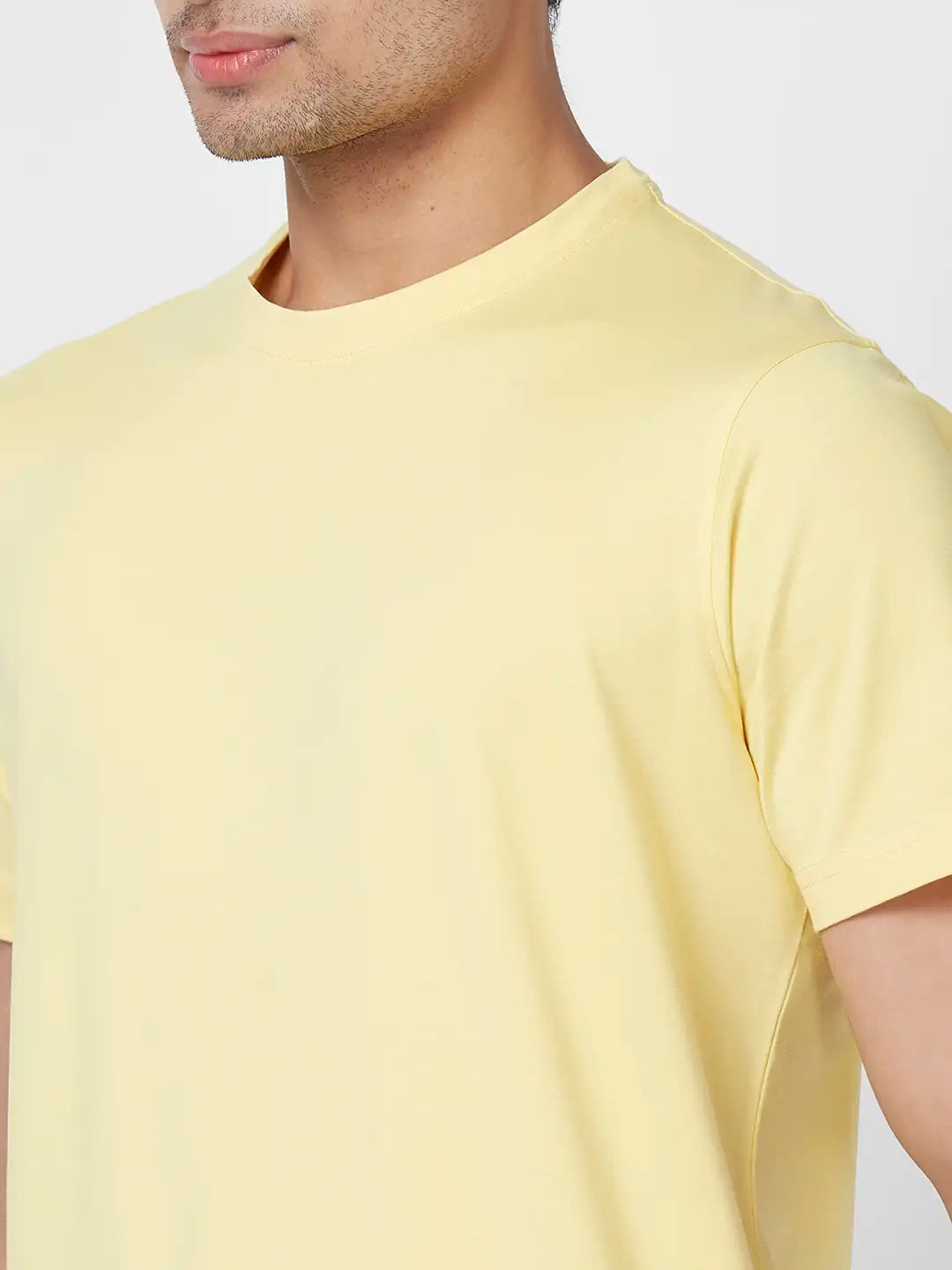 Parx Regular Fit Cut & Sew Medium Green T-Shirt