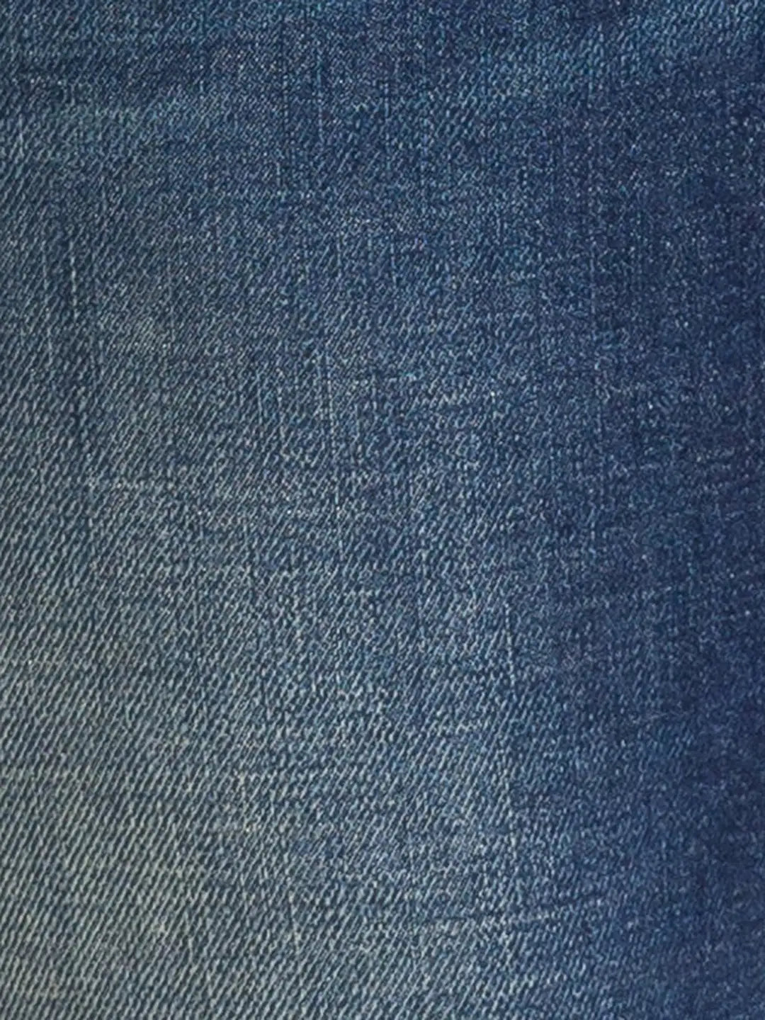 Men Blue Tapered Fit Warp Chambray Cotton Blend Jeans