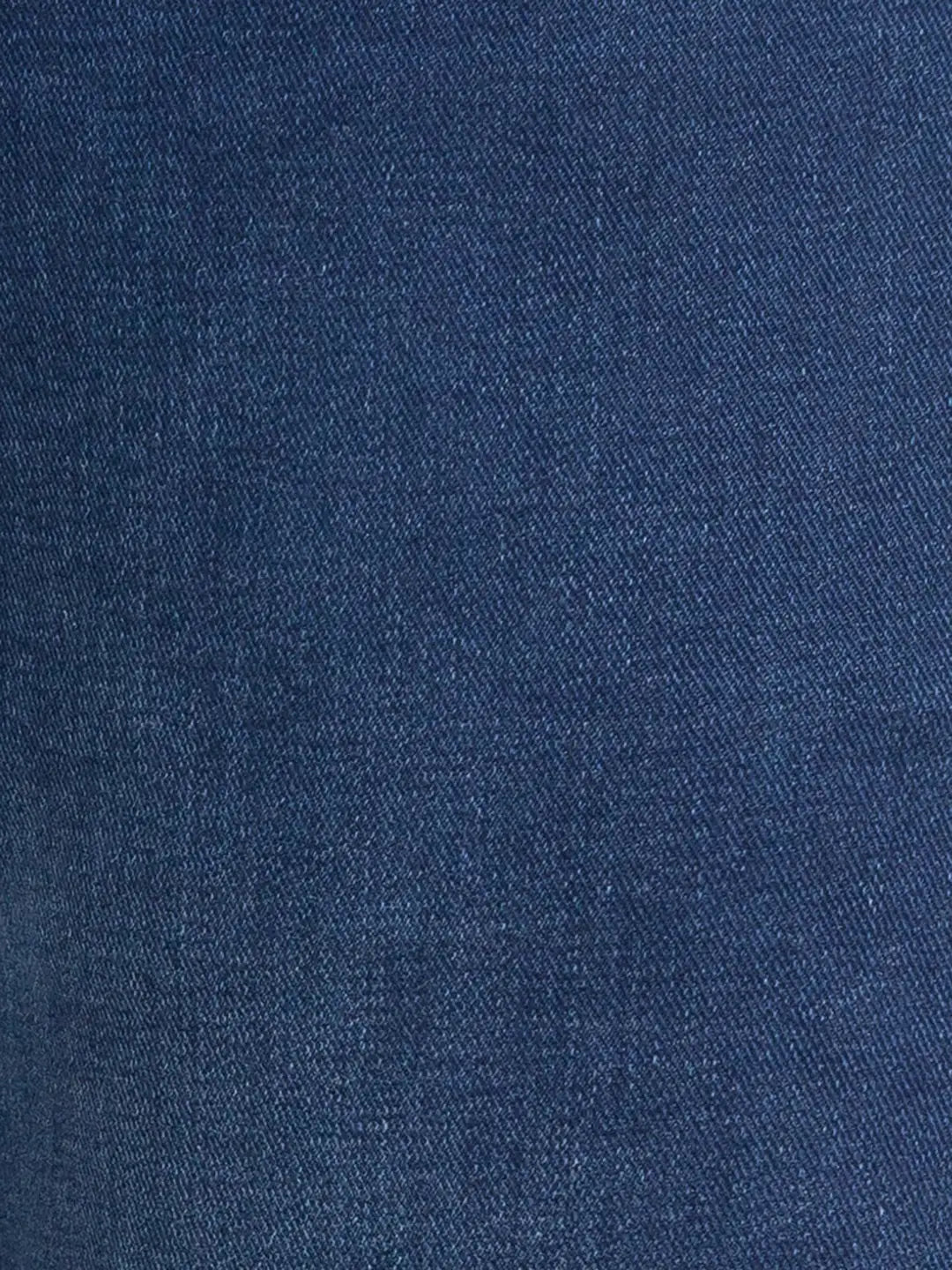 Men Navy Tapered Fit Cross Dyed Cotton Blend Jeans