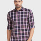 Men Blue Tailored Fit Checks Cotton Full Sleeve Shirts