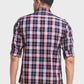 Men Blue Tailored Fit Checks Cotton Full Sleeve Shirts