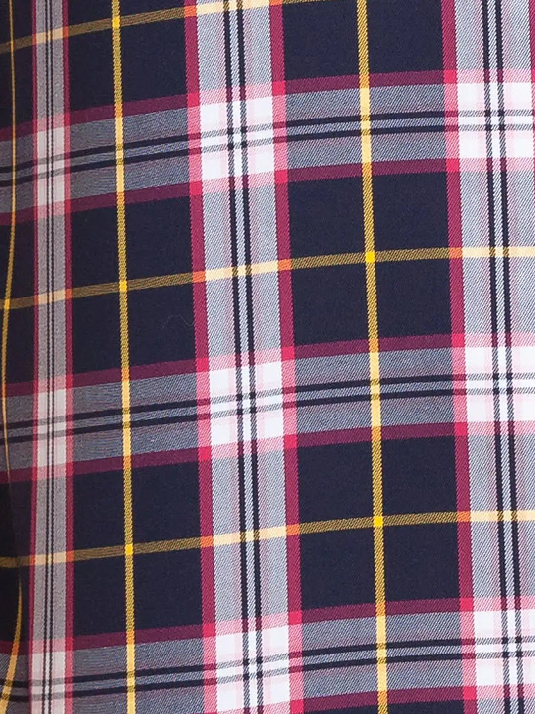 Men Blue Tailored Fit Checks Cotton Full Sleeve Shirts
