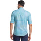Men Blue Tailored Fit Checks Cotton Full Sleeve Shirts