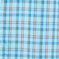 Men Blue Tailored Fit Checks Cotton Full Sleeve Shirts