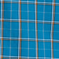 Men Petrol Tailored Fit Checks Cotton Blend Full Sleeve Shirts