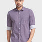 Men Blue Tailored Fit Print Cotton Full Sleeve Shirts