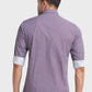 Men Blue Tailored Fit Print Cotton Full Sleeve Shirts