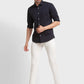 Men Black Tailored Fit Solid Cotton Full Sleeve Shirts