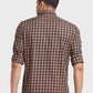 Men Green Tailored Fit Checks Cotton Full Sleeve Shirts
