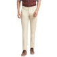 Men Fawn Contemporary Fit Solid Piece Dyed Cotton Blend Trouser