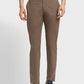 Men Green Contemporary Fit Solid Piece Dyed Cotton Blend Trouser