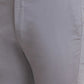 Men Grey Contemporary Fit Solid Piece Dyed Cotton Blend Trouser