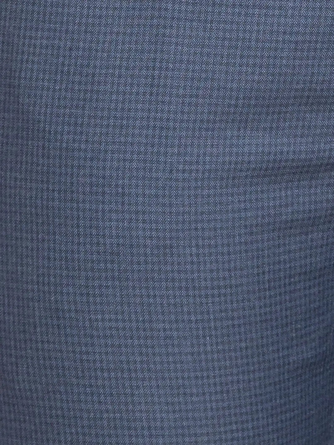 Men Blue Super Slim Fit Checks Polyester Blend Trouser