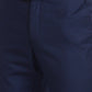 Men Blue Smart Fit Checks Polyester Blend Trouser