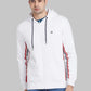 Raymond Men Orange Solid Regular Fit Cotton Blend Sweatshirt