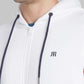 Raymond Men Orange Solid Regular Fit Cotton Blend Sweatshirt