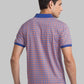 Men Maroon Contemporary Fit Print Cotton Polo T-Shirt