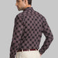 Men Maroon Contemporary Fit Print Cotton Shirts