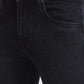 Men Black Slim Fit Solid Cotton Blend Jeans