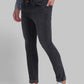 Men Grey Slim Fit Solid Cotton Blend Jeans